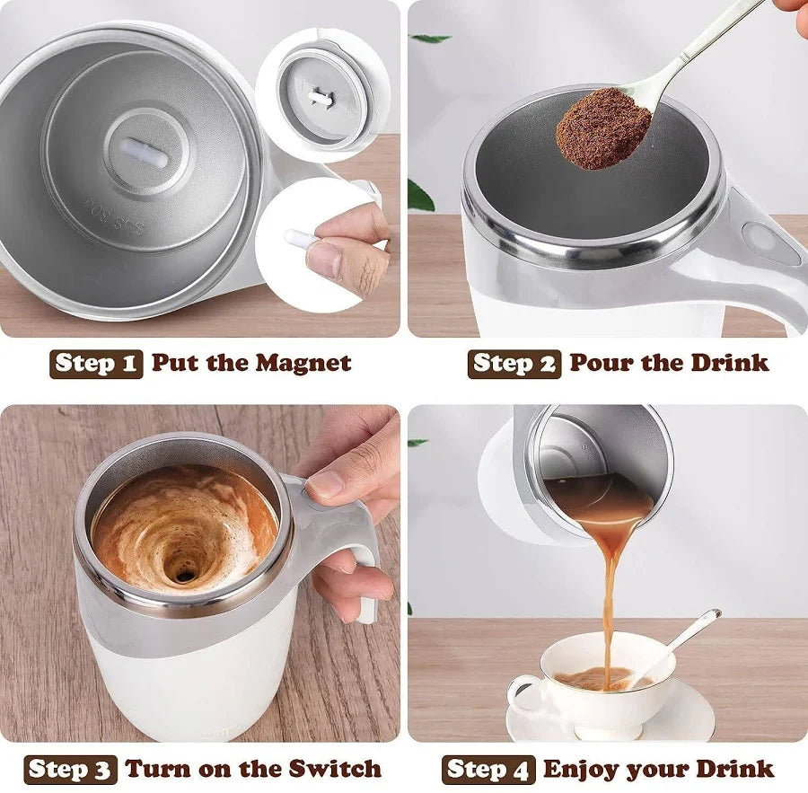 Automatic Stirring Coffee Mug