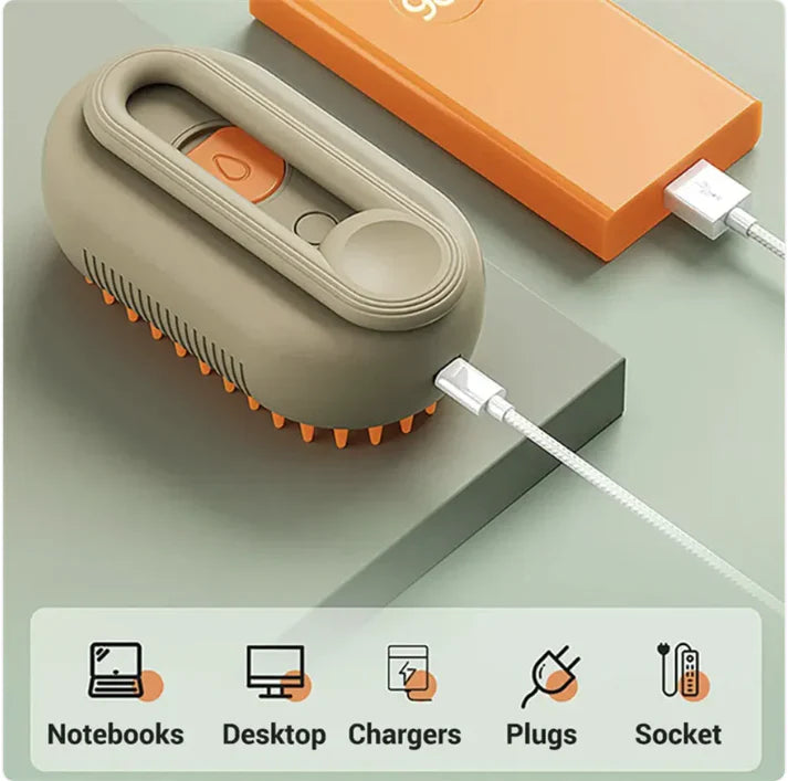Steam Cat Brush PET MASSAGE BRUSH