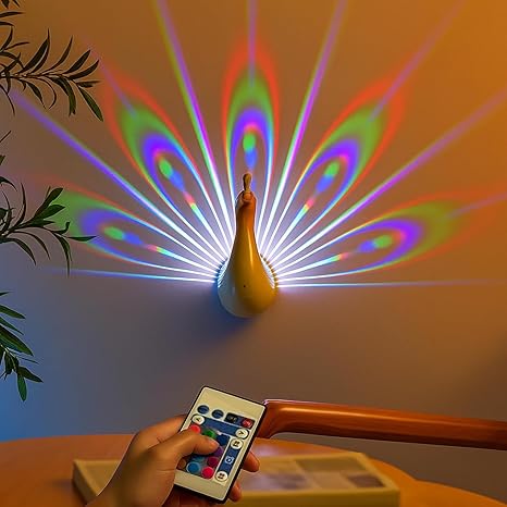 Peacock Wall Light
